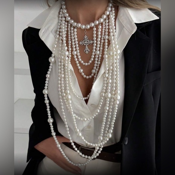 Quiet Luxury Boutique Jewelry - ✨Elegant White Pearl Necklace Set